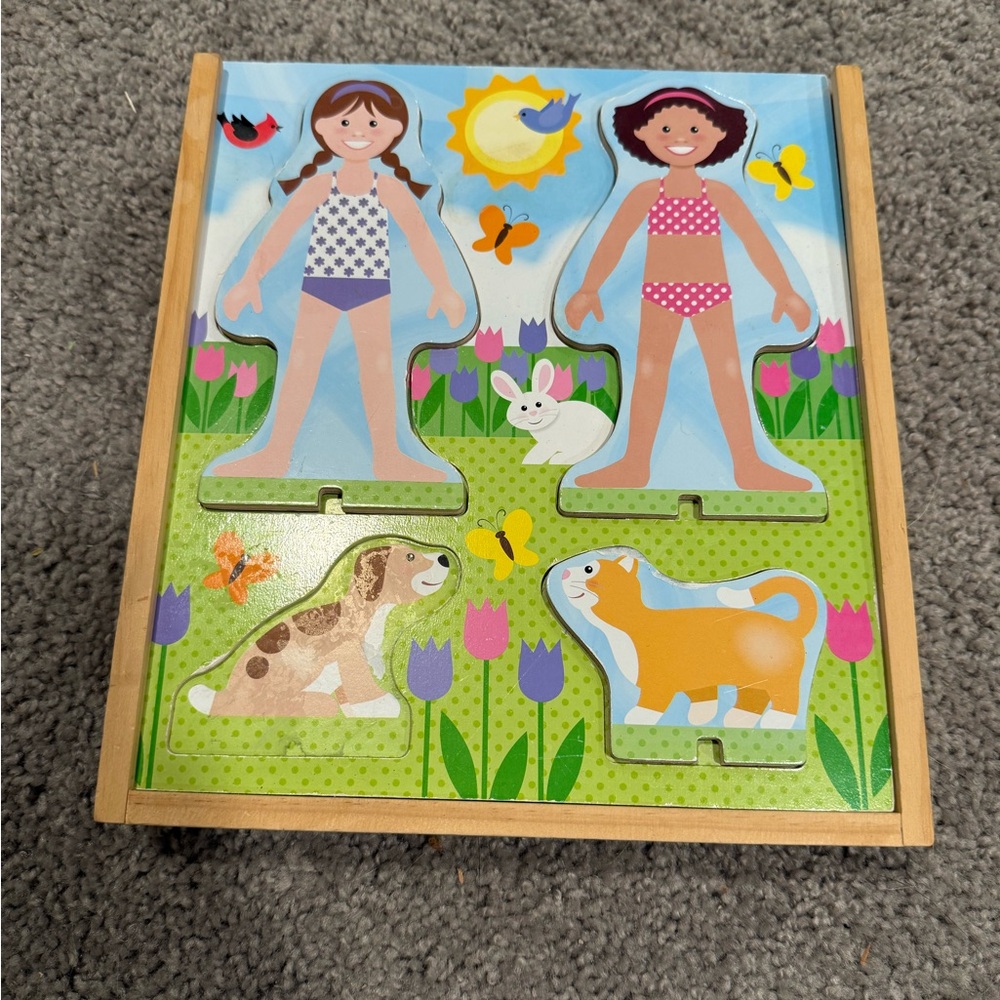 Melissa and Doug Best Friends Magnet Set